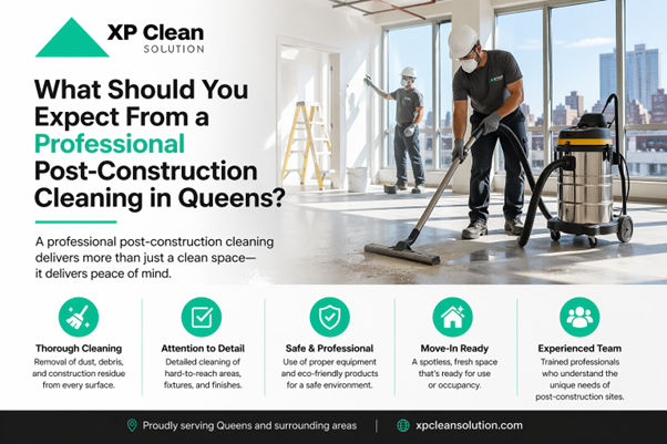 post-construction cleaning in Queens, NY